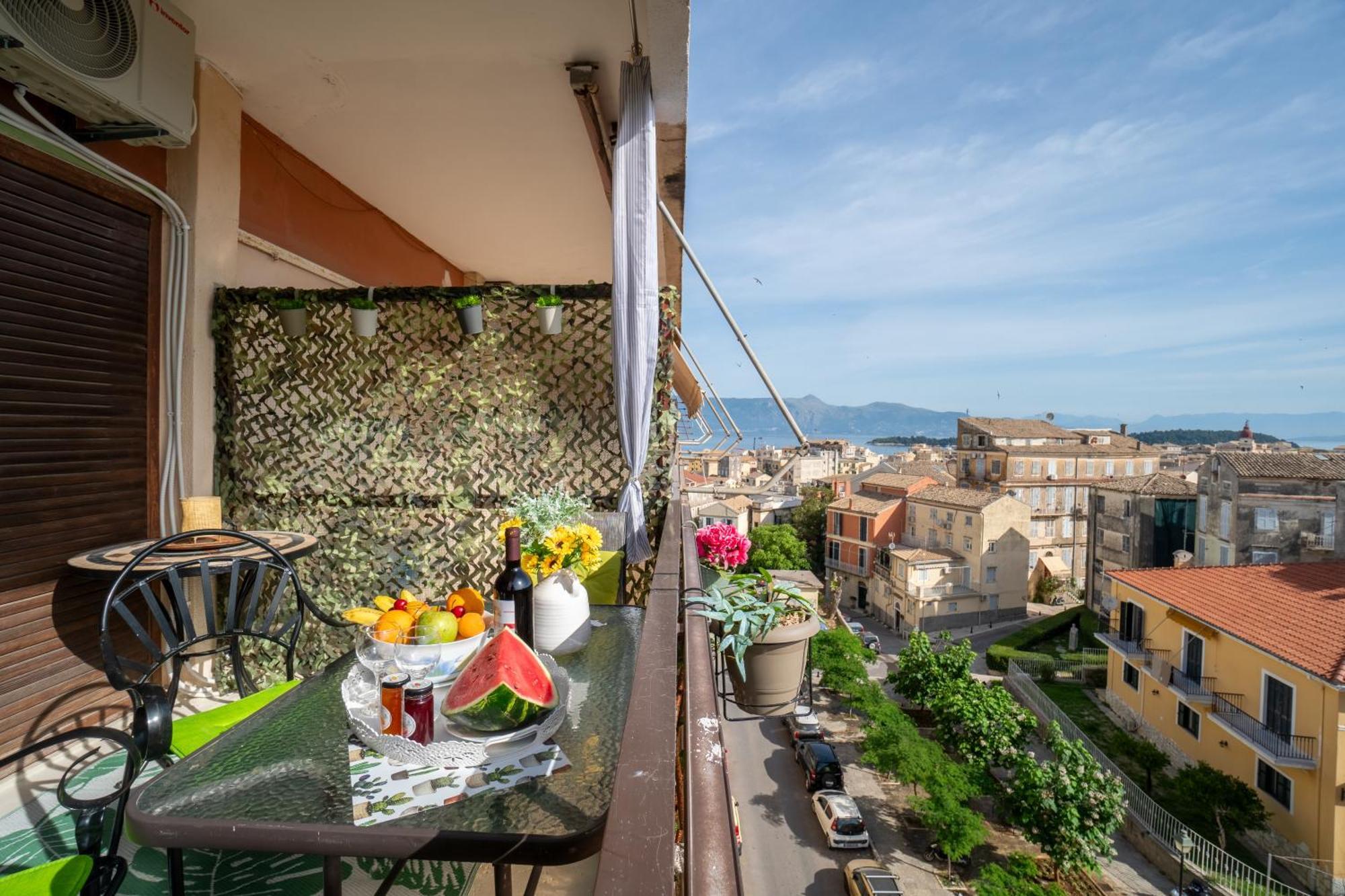 Corfu Panoramic View All The City Luaran gambar