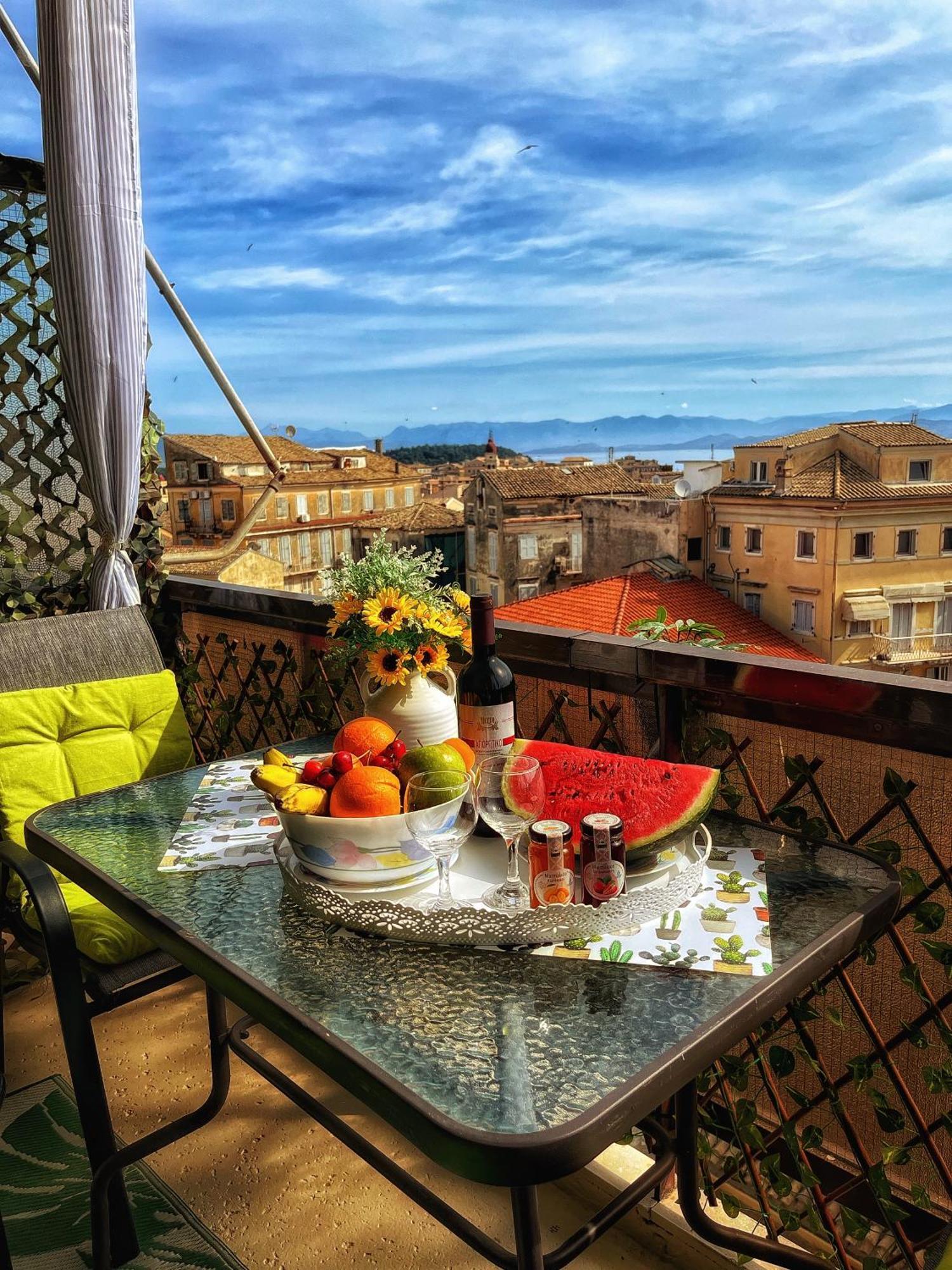 Corfu Panoramic View All The City Luaran gambar